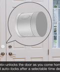 Smart Front Door Lock With Keyless Entry For Existing Deadbolt, Alexa And Google Assistant Compatible, Auto Lock And Unlock