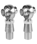 Bad Boy 3/4 Inch Heim Joint Rod End 2 Piece Set Tight Precision Ball Joints polished stainless steel for smooth handling in hot rod builds.
