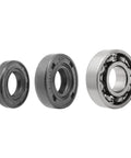 Hella Kickin Badass Water Pump Rebuild Kit For YFZ450 Atv featuring two rubber seals and one steel bearing for maintenance