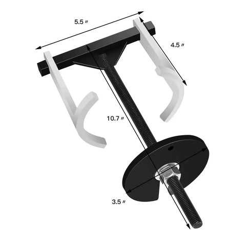 Transmission Spring Compressor Kit For Automatic Transmissions, Clutch Removal And Installation Tool with dimensions labeled