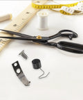 Sewing Machine Replacement Screws And Springs Set For Needle Plate And Bobbin Case Metal Heavy Duty Fasteners DIY Installation Fix It Ready Easy Repair Parts For Home Sewing Projects, with scissors and tape measure