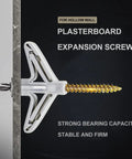 400 Piece Drywall Anchors Kit Self Drilling Butterfly Shaped Wall Anchors For Metal And Gypsum Board Easy To Install
