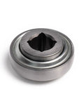 Top Shelf Nonstop Heavy Duty Spherical Harrow Bearing Replacement 1 1/8 Inch Bore with polished metal finish for farm use.