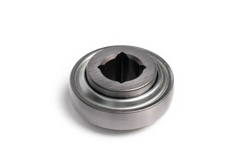 Top Shelf Nonstop Heavy Duty Spherical Harrow Bearing Replacement 1 1/8 Inch Bore with polished metal finish for farm use.