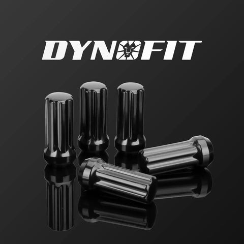 Up Your Rig With This Badass 32-Piece Set 9/16-18 Lug Nuts Tough for 60 Degree Conical Seat, black steel lug nuts.