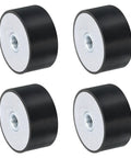 4 Piece Tough As Nails 40X20mm M8 Female Rubber Vibration Isolators for machine stability and shock absorption.
