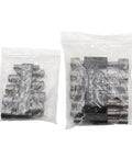 Workhorse 9 Piece Socket Sleeve Set Featuring Hexagonal Wrench Adapters And Pneumatic Extension Rods in plastic bags.