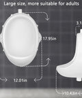 Dimensions of Waterless Portable Urinal for Men Large Plastic Urinal With Inlet Pipe Connection No Fuss Cleanup