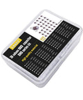 0603 Smd Capacitor Kit Mlcc Ceramic Bulk Value Pack Six Hundred Pieces thirty assorted values in clear storage case.