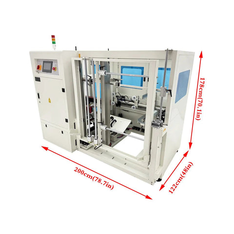 Fully Automatic Carton Erector For Stable Box Forming And Automatic Bottom Sealing That Smoothly Folds Flaps Delivers 220V, 200x122x178cm