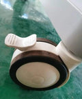Tough As Nails Polyurethane Swivel Casters Heavy Duty Replacement Wheels For Medical Equipment And Beauty Carts Zero Hassle Install 62MM wheel with locking brake.