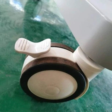 Tough As Nails Polyurethane Swivel Casters Heavy Duty Replacement Wheels For Medical Equipment And Beauty Carts Zero Hassle Install 62MM wheel with locking brake.