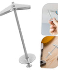 Heavy Duty Toggle Bolt Anchors Kit With Wing Nuts For Hollow Walls And Ceilings, showing carbon steel fasteners in use