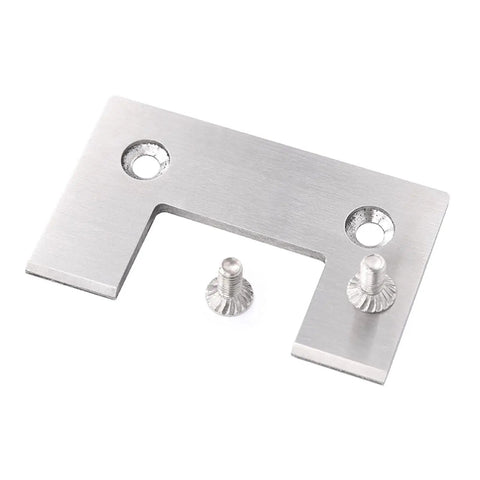 Premium 304 Brushed Stainless Steel Shower Hinges For Frameless Glass Doors 90 Degree Pair Built Legit With Zero Rattle Heavy Duty Bathroom Hardware Smooth Swinging Every Single Time mounting bracket and screws.