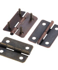Top Shelf Antique Cabinet Hinges 10 Pack With Hella Sturdy 25 By 18 Millimeter Build decorative hardware in three designs.