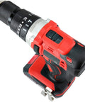 Compact 20V Cordless Drill And Impact Driver Combo Kit Featuring Brushless Motors Ergonomic Handles And No Nonsense Durability, close-up of drill.