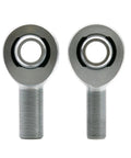 One Piece Heavy Duty Heim Joint Kit Featuring Wicked Tough Rod End Bearing With Self Aligning Spherical Ball Socket seen from the front.