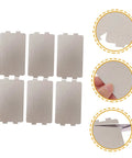 Six Pack Microwave Waveguide Mica Sheet Covers For Heat Insulation And Splatter Guard Replacement Pads, close-up cutting detail