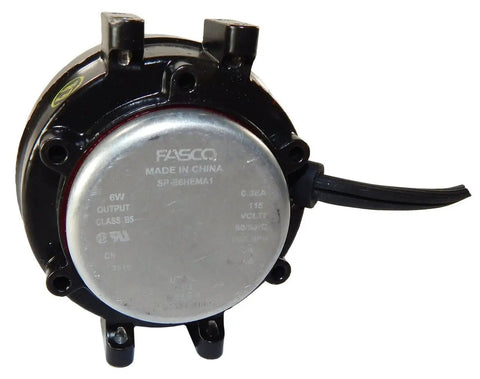Drop Dead Easy Ub558 Replacer For 6 Watt Induction Fan Motors At 115 Volt And 1550 Rpm Clockwise Spin showing the back view of an HVAC blower motor.