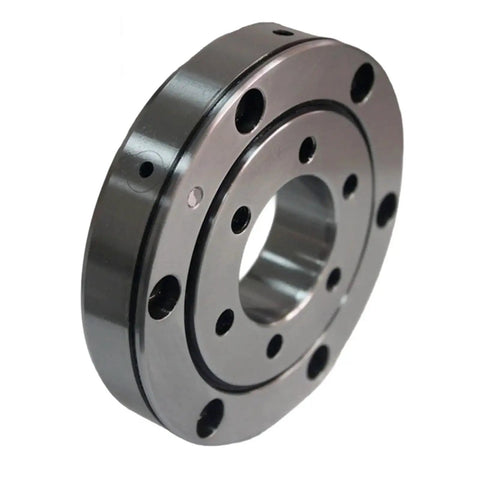 Heavy Crossed Roller Slewing Ring Bearing 57Mm X 140Mm X 26Mm No Gear Teeth with visible holes for mounting.