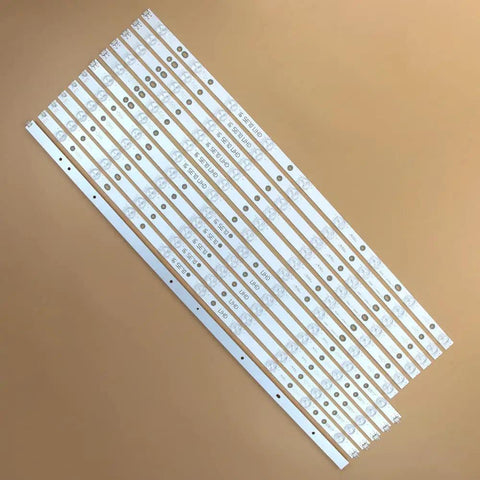 12 Pack LED Backlight Strips For TV LB70006 E70 E3 Replacement Kit 55.7 Inch Long 1415mm 18 LEDs Per Strip A And B Sides