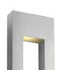 Three Light Extra Large Outdoor Wall Lantern With Slick Titanium Finish And GU10 Socket built from solid aluminum, showing sleek design.