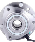 Front Wheel Hub Bearing Assembly For Chevy Trailblazer Gmc Envoy Buick Rainier 513188 view with steel components and wiring.