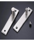 Bulk Pack 20 Sets Stainless Steel Pivot Hinges Heavy Duty Rotating Shaft for Rustic Wood Doors and Murphy Beds Hidden Gate Hardware Rock Solid No Wobble Daily Driver Durability Sleek Finish Project Win, stainless steel pivot hinge components.