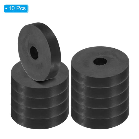 Top Tier 10 Pack Neoprene Rubber Anti Vibration Spacers Featuring 2 Inch Outer Face And Zero Point Four Inch Gauge stacked washers.
