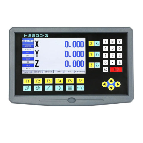 Rock Solid Digital Caliper Ruler With Bright LCD Screen And Linear Scale Encoder display showing 0.000 measurements for X, Y, Z axes.