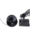 Premium Black 17 Amp 12 Volt Alternator Generator Conversion Kit For Harley Davidson G XL FL W Vintage Bikes Smooth Rolling Bolt On Swap Includes Voltage Regulator, includes alternator and voltage regulator.