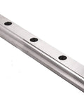 Built Tough HSR45 Linear Guide Rail 2300mm For CNC Routers, steel slide rail with mounting holes for installation.