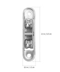 Heavy duty nylon pulley wheels 2.5 in size for smooth gliding machines to fix sticky slider tracks. Save Your Sanity By Converting Stickier Sliders Into Smooth Gliding Machines With These Tough Nylon Pulley Wheels Featuring Double Ball Bearings To Crush Rusty Jams And Revive Lazy Windows And Doors.