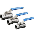 Bulletproof Stainless Steel Ball Valve With Slick Female Threaded Plumbing Connector For Faucets And Water Pipes 1 Inch heavy duty fittings.
