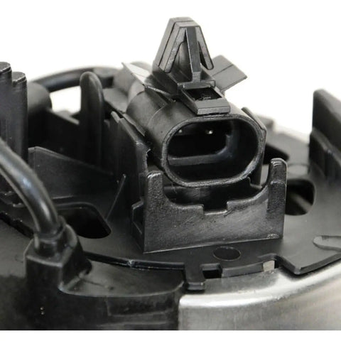 Close-up of ABS sensor connector in the Straight Shooter 4 Piece Wheel Hub And Bearing Assembly Kit for Chevy Malibu.
