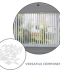 Window Shutter Repair Kit With Spring Loaded Replacement Pins For Quick Fixes Secure Fit And Easy Operation 80 Piece Set Of Roller Shutter Parts For Durable Long Lasting Functionality, white plastic pins for vertical blinds