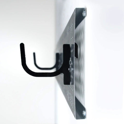 Knockout Galvanized Steel Pegboard Wall Mount Kit For The Garage Featuring Rock Solid Heavy Duty Hooks detail view
