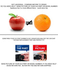 Infographic illustrating the importance of comparing old and new parts for correct Dryer Timer Replacement DM101 234D1296P004