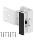 Rock Solid Door Reinforcement Security Lock For Inward Opening Doors Heavy Duty Aluminum with screws, designed for home defense.