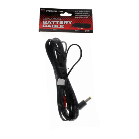 Built Tough 10 Foot Trail Camera Charging Cable For Hunting Scouting And Surveillance Rugged External Power Cord and connector.