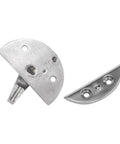 Built Dang Rock Solid 316 Marine Stainless Steel Door Catch Latch With Twist Lock For Center Console Boats And Trailers showing components.