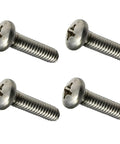 Pan Head Machine Screws Kit Stainless Steel Ten Twenty Four By Half Inch Pack Of Two Thousand Five Hundred Fasteners shown close-up