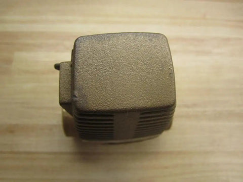 Top view of Heavy Duty Zero Hassle One Inch Sweat Zone Valve For Hydronic Heating Systems in gold.