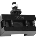 Lathe Tool Holder For Aluminum Alloy Turning Tool Holder One Quarter To Five Eighths Inch Range Pro Precision Easy Install Turning Machines And Workshop Use Rugged Construction For Stable Clamping And Easy Mounting In Busy Shops Or Home Workshops. black 250-202 lathe tool holder with threaded clamp