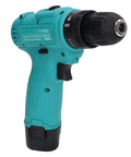 Heavy Duty Cordless Drill With Dope Torque And High Speed Rotation For Wood Aluminum Steel for yard work, blue ergonomic design.