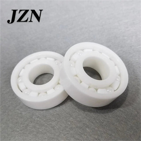 5 Pack Premium Zirconium Oxide Ceramic Ball Bearings Deep Groove 6010 Size 50X80X16mm shown from above, designed for smooth operation.