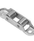 4Pcs Rock Solid Sliding Door Rollers 0.4 Inch Stainless Steel Double Drive Wheel Pulley shown from the side, highlighting durable construction.