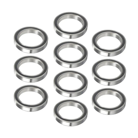 Top Notch 6805 Rubber Sealed Bearings 10 Pack Built Tough Chrome Steel Rolling Components With Dual Plastic Covers 25mm Inner Diameter And 37mm Outer Diameter 7mm Wide
