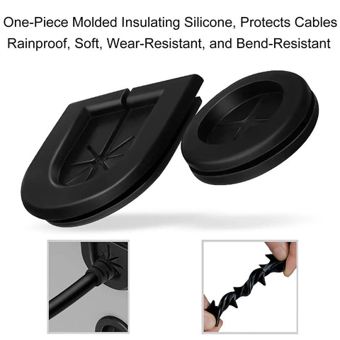 Badass Wall Mount EV Charger Cover And Outdoor Lock Box With Hardened Steel Shell Weatherproof Rain Snow Guard For Electric Vehicle Plugs Featuring Secure Combo Mechanism And Tough As Nails Shield, molded silicone protection for cables