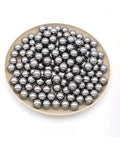 Authentic Carbon Steel Bearing Balls 10mm Diameter 10 Pack Built Different For Diy Builders Welding Repairs And Home Decor Straight Up Craft Grade Tooling With Smooth Polish And Tight Tolerances in a tray.